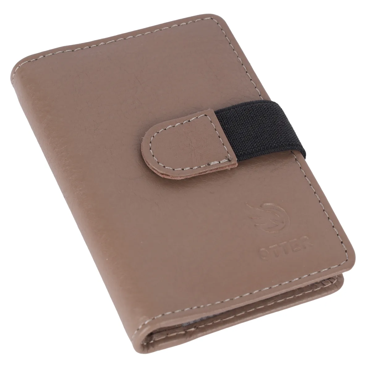 Men's 20-Card Genuine Leather Card Holder – Grey (2221), additional view 6