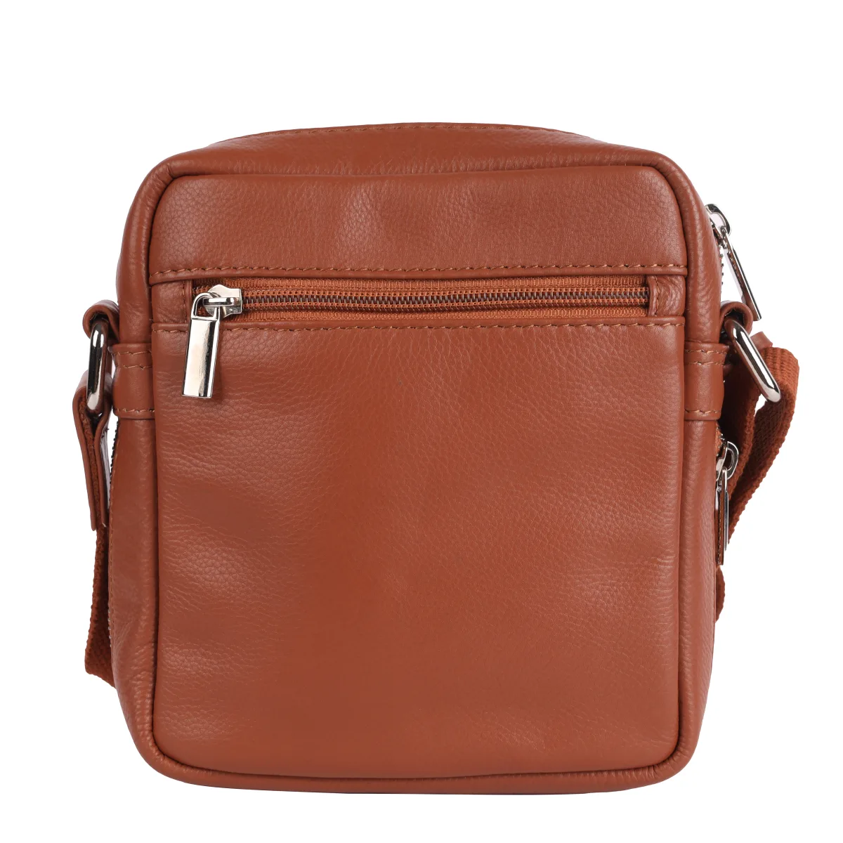 Genuine Leather Sling Bag – Tan (0606), additional view 9