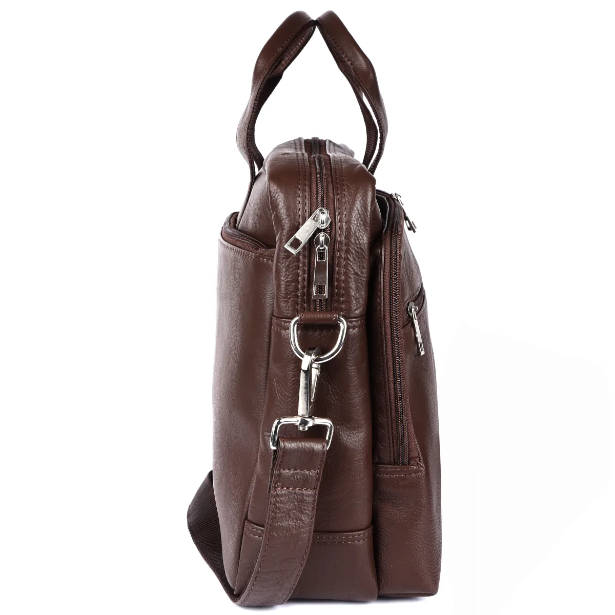 Genuine Leather Laptop Bag – Brown (0605), additional view 4