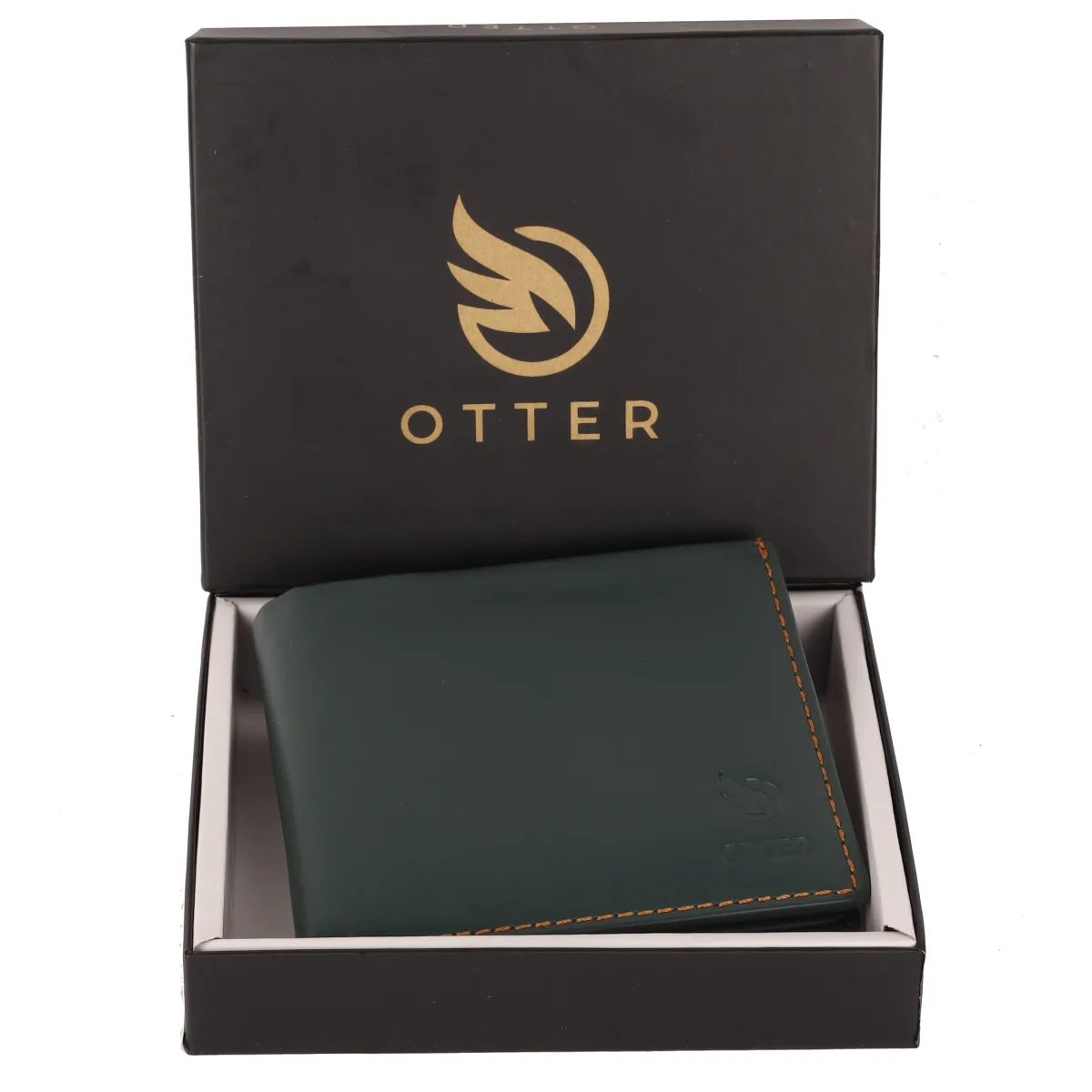 Men's 10-Card Genuine Leather Wallet – Dark Green (2232), additional view 3