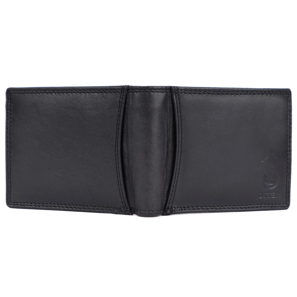 Men's 10-Card Genuine Leather Wallet – Black (2229), additional view 8