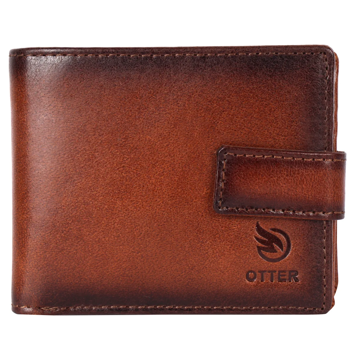 Men's 12-Card Vintage Genuine Leather Wallet – Brown (2236), additional view 2