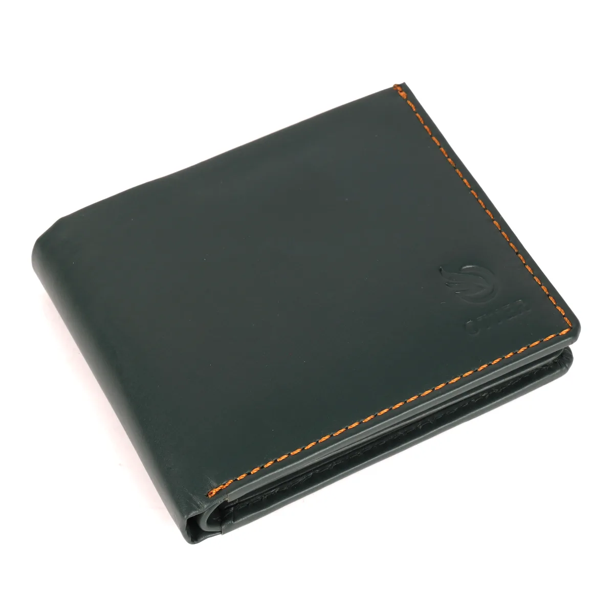 Men's 10-Card Genuine Leather Wallet – Dark Green (2232), additional view 2