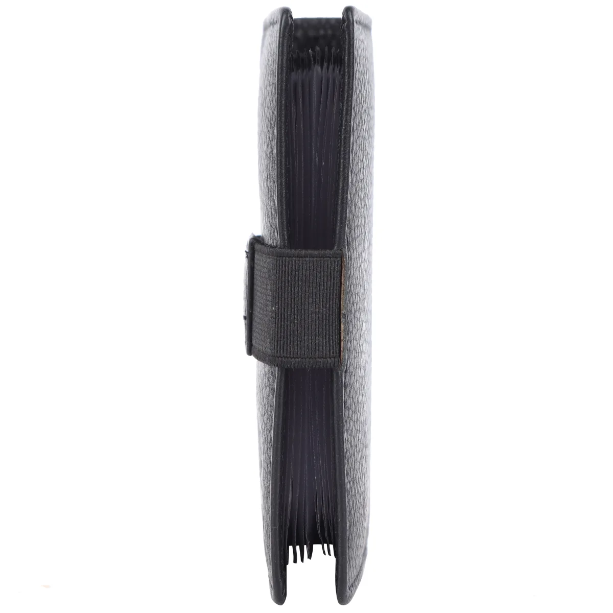 Men's 20-Card Genuine Leather Card Holder – Black (2221), additional view 4