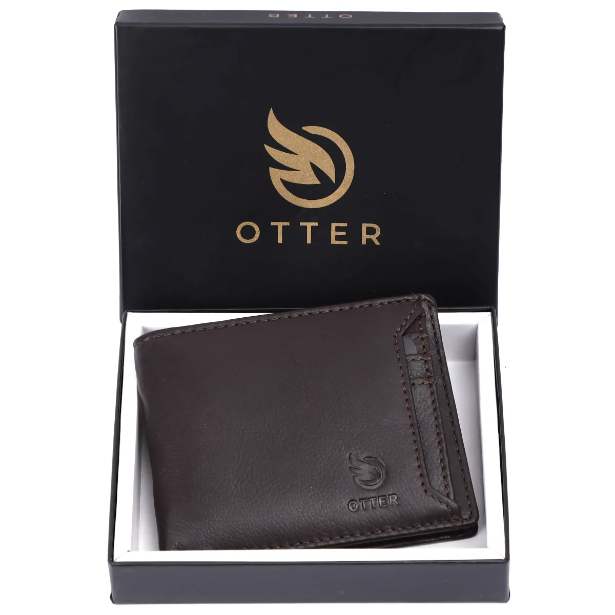 Men's 10-Card Genuine Leather Wallet – Dark Brown (2230), additional view 5