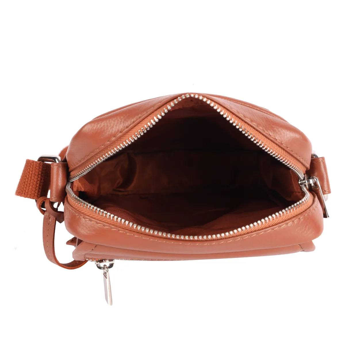 Genuine Leather Sling Bag – Tan (0606), additional view 11