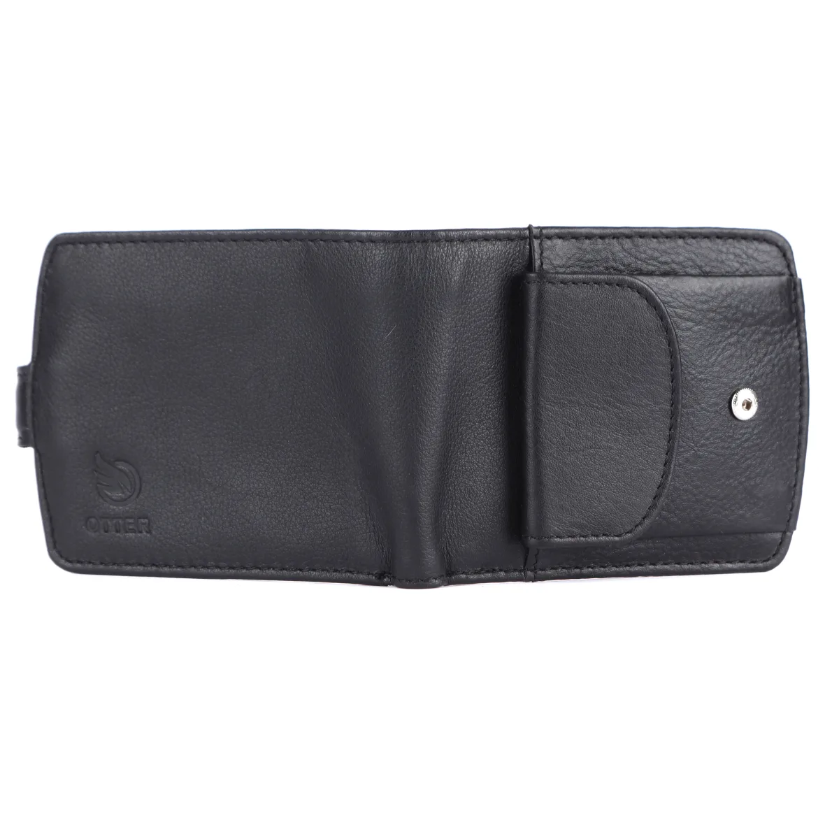 Men's 10-Card Genuine Leather Wallet – Black (2216), additional view 6