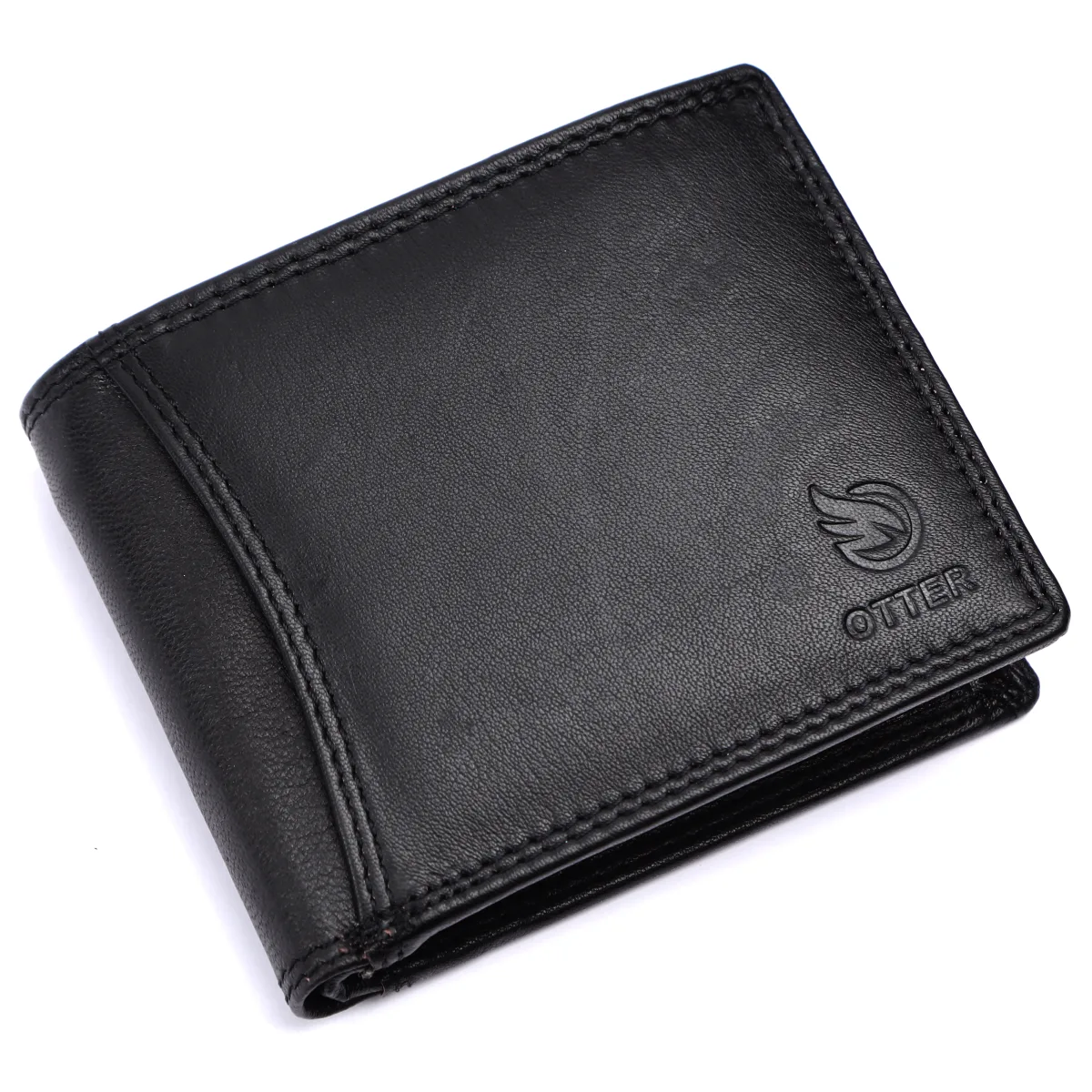 Men's 10-Card Genuine Leather Wallet – Black (2229), additional view 10
