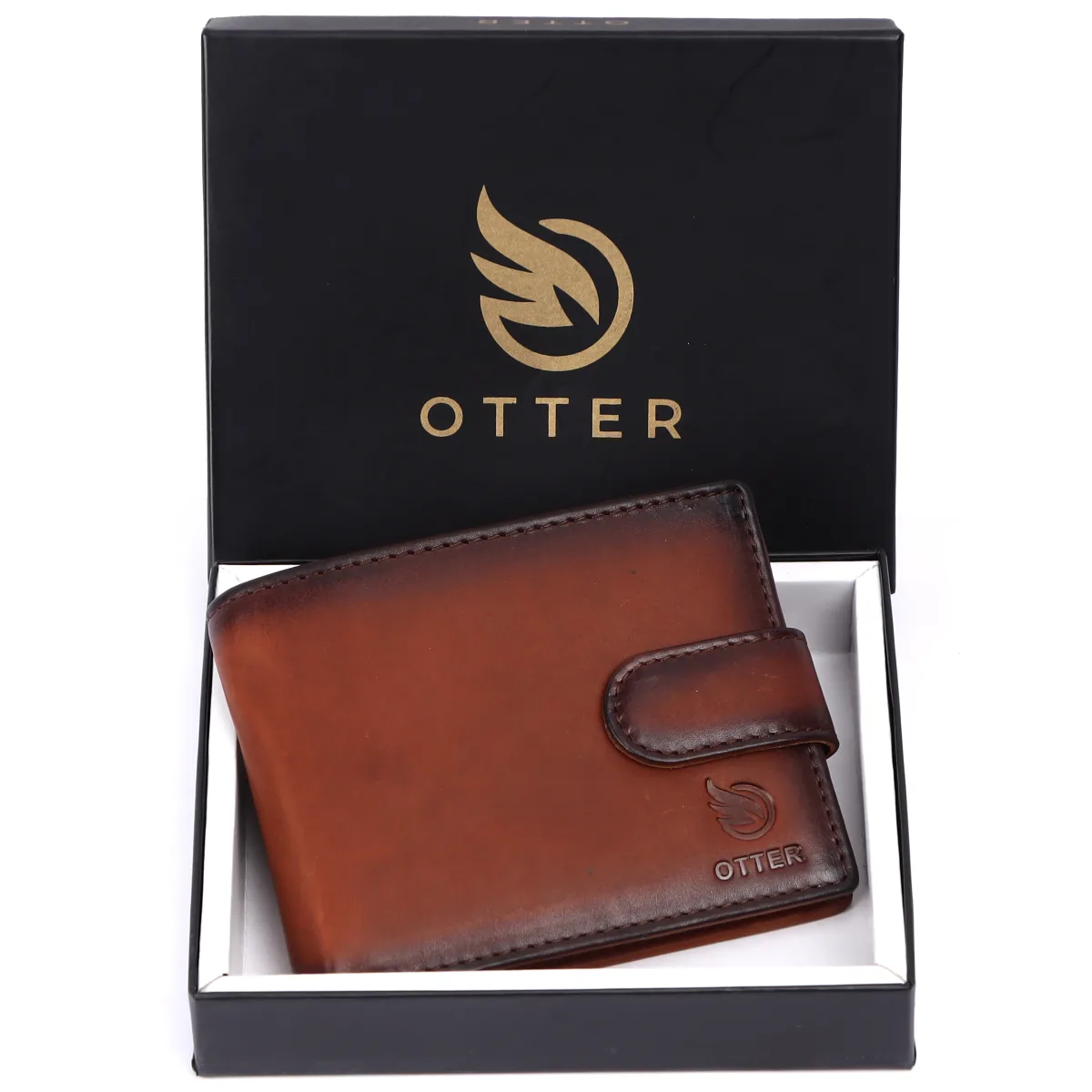 Men's 12-Card Vintage Genuine Leather Wallet – Brown (2233), additional view 6