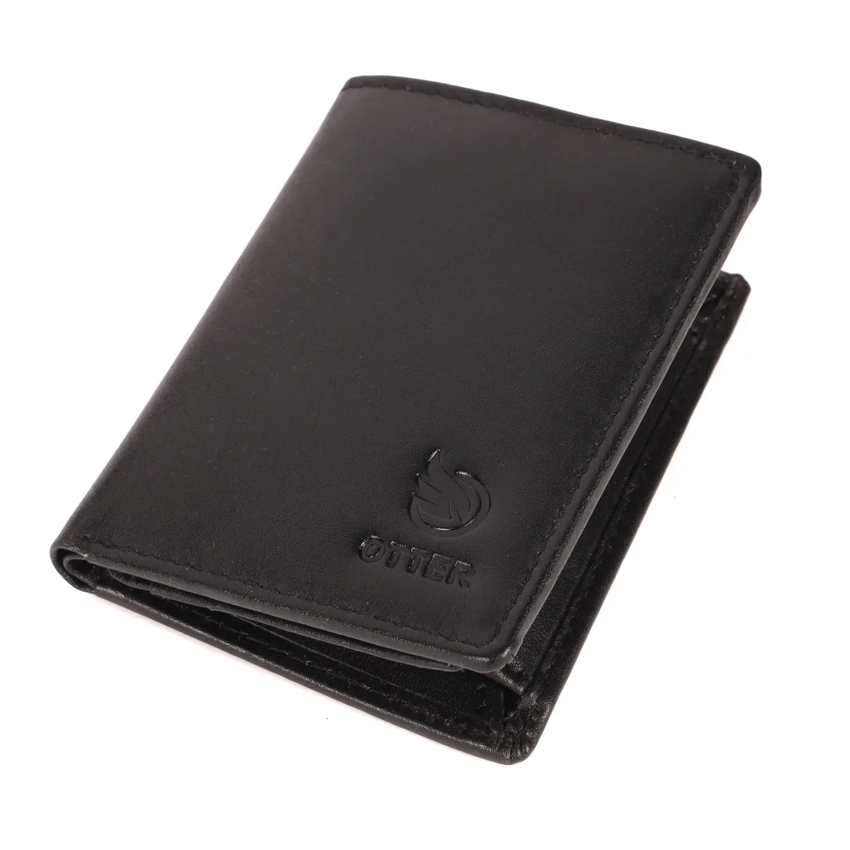 Men's 10-Card Genuine Leather Wallet – Black (2231), additional view 2
