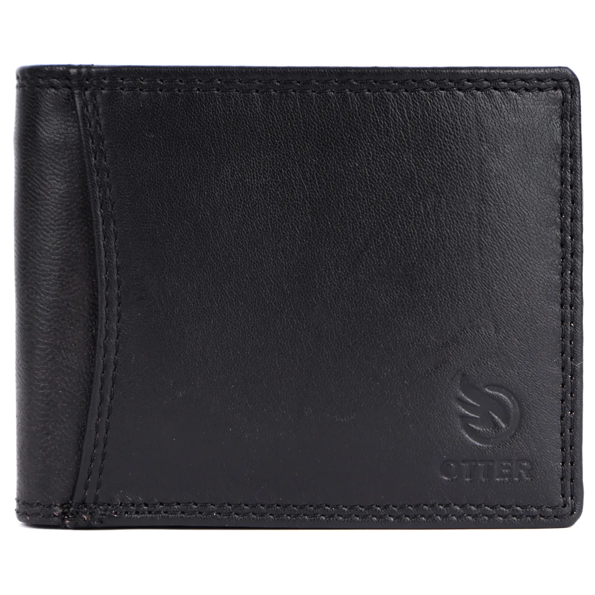 Men's 10-Card Genuine Leather Wallet – Black (2229), additional view 13