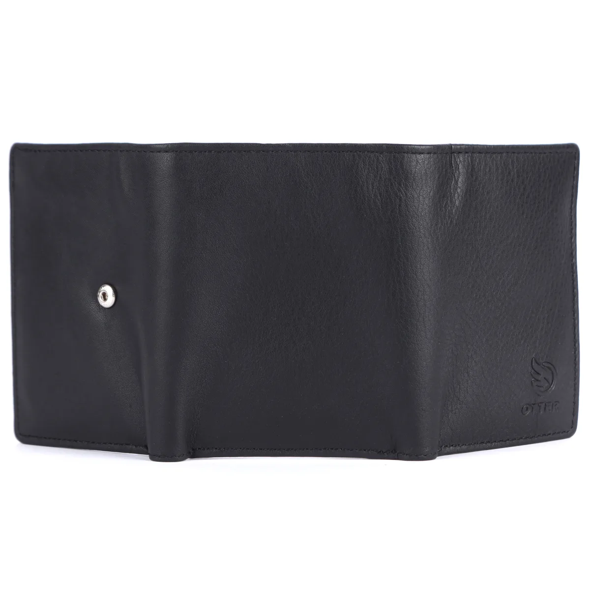 Men's 7-Card Genuine Leather Wallet with Coin Pocket – Black (2215), additional view 6