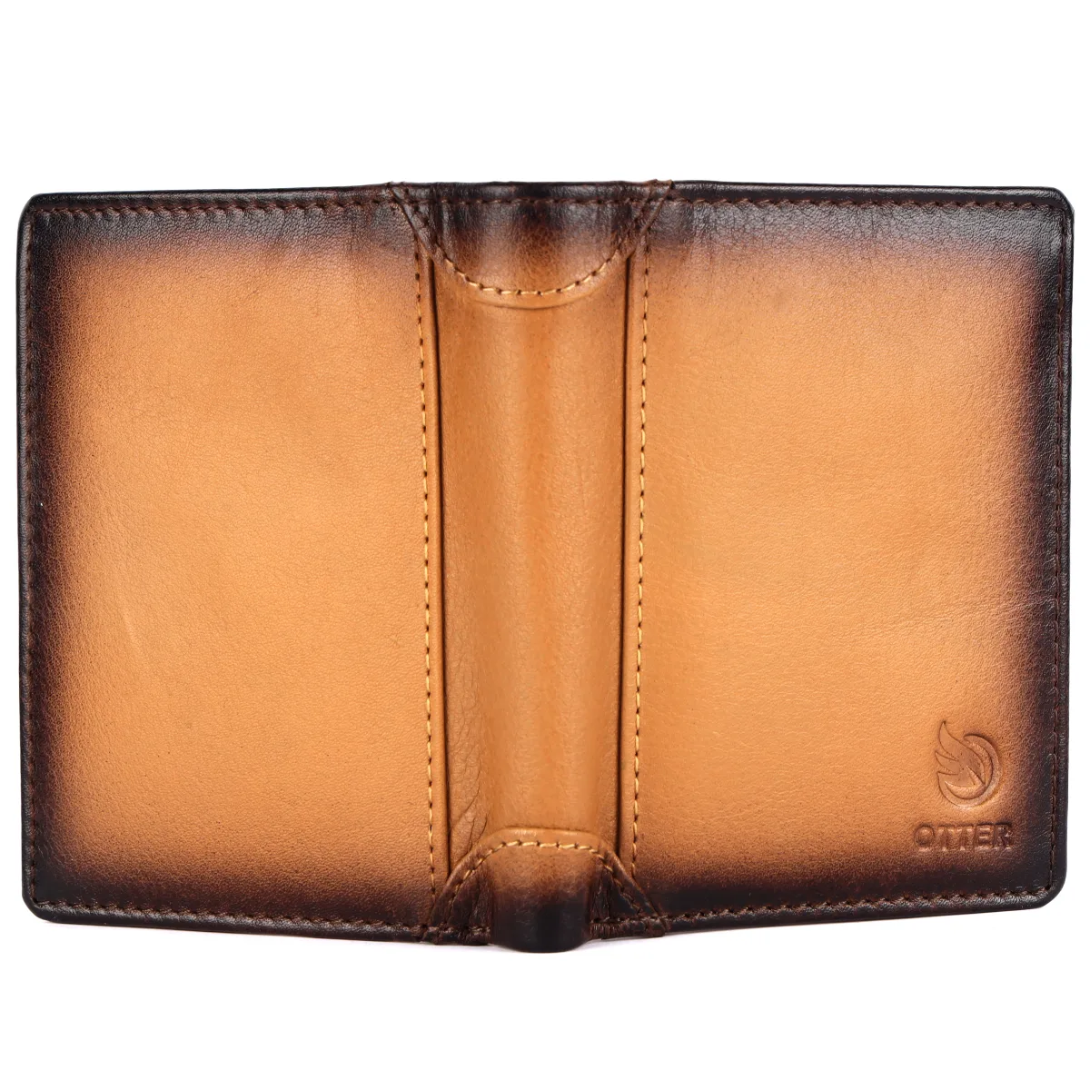 Men's 8-Card Vintage Genuine Leather Wallet – Tan (2234), additional view 5