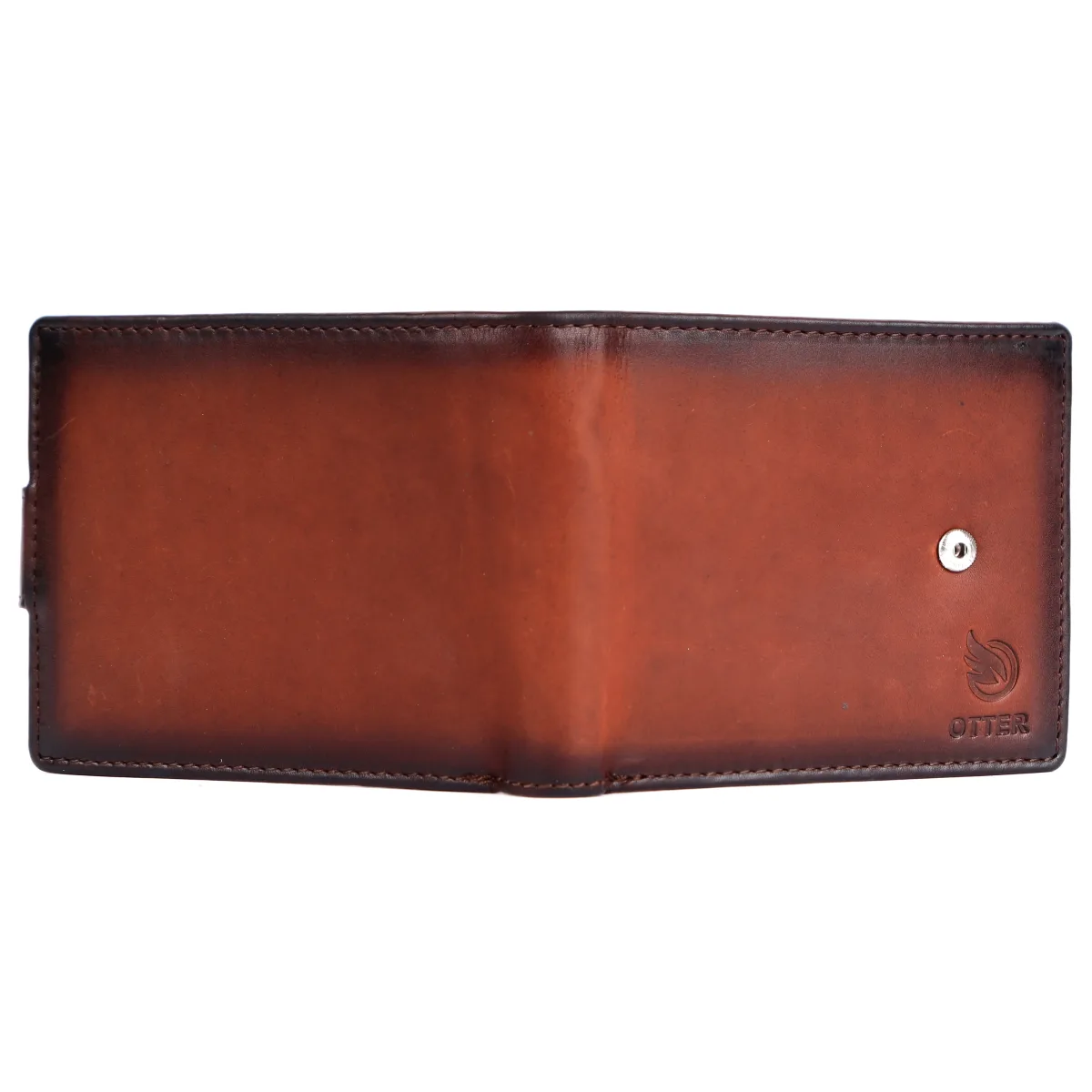 Men's 12-Card Vintage Genuine Leather Wallet – Brown (2233), additional view 4