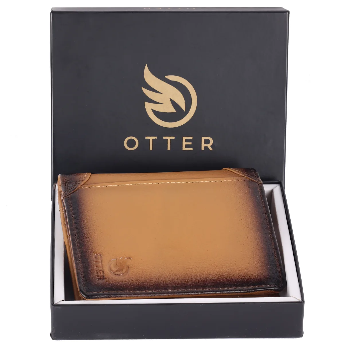 Men's 8-Card Vintage Genuine Leather Wallet – Tan (2234), additional view 7