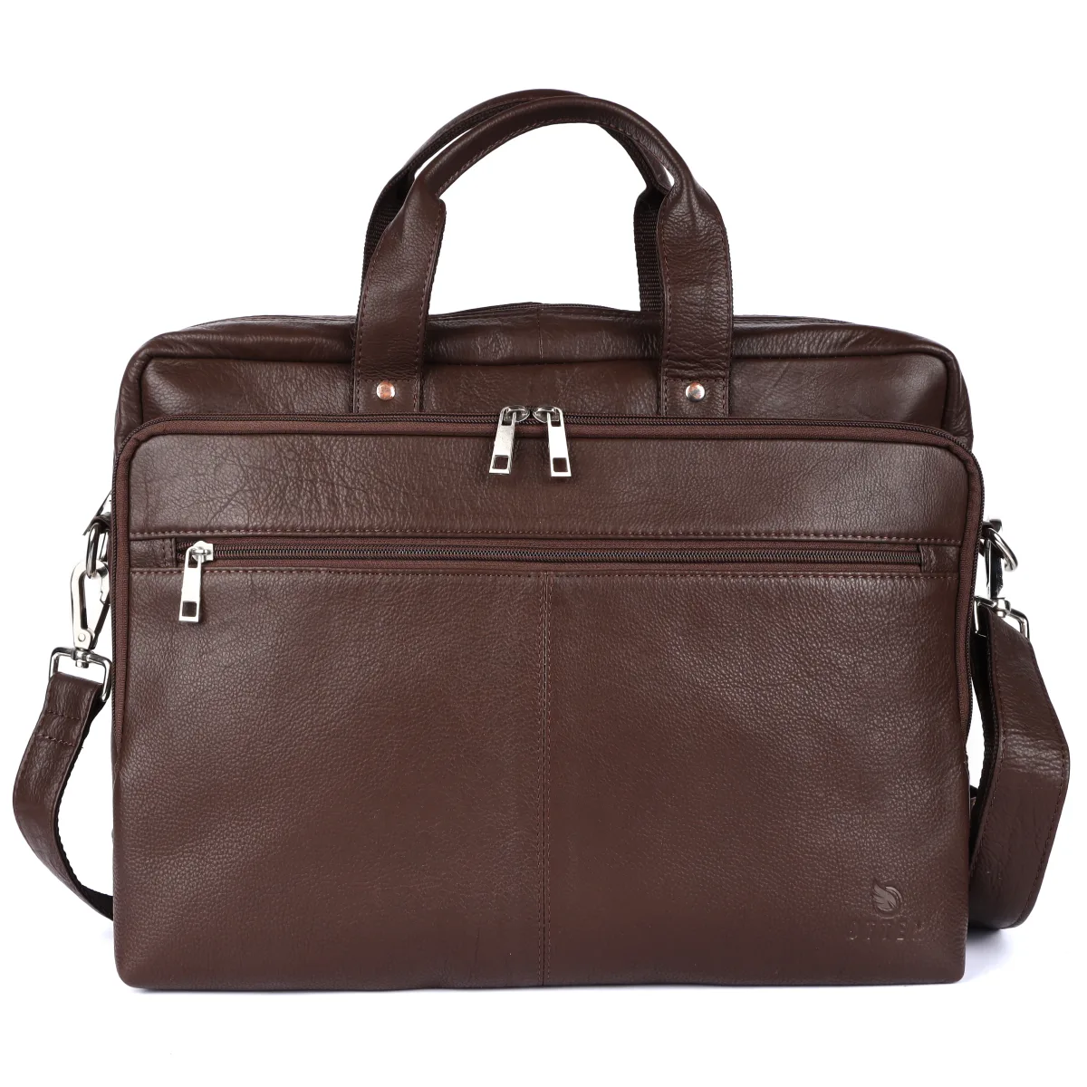 Genuine Leather Laptop Bag – Brown (0605), additional view 2